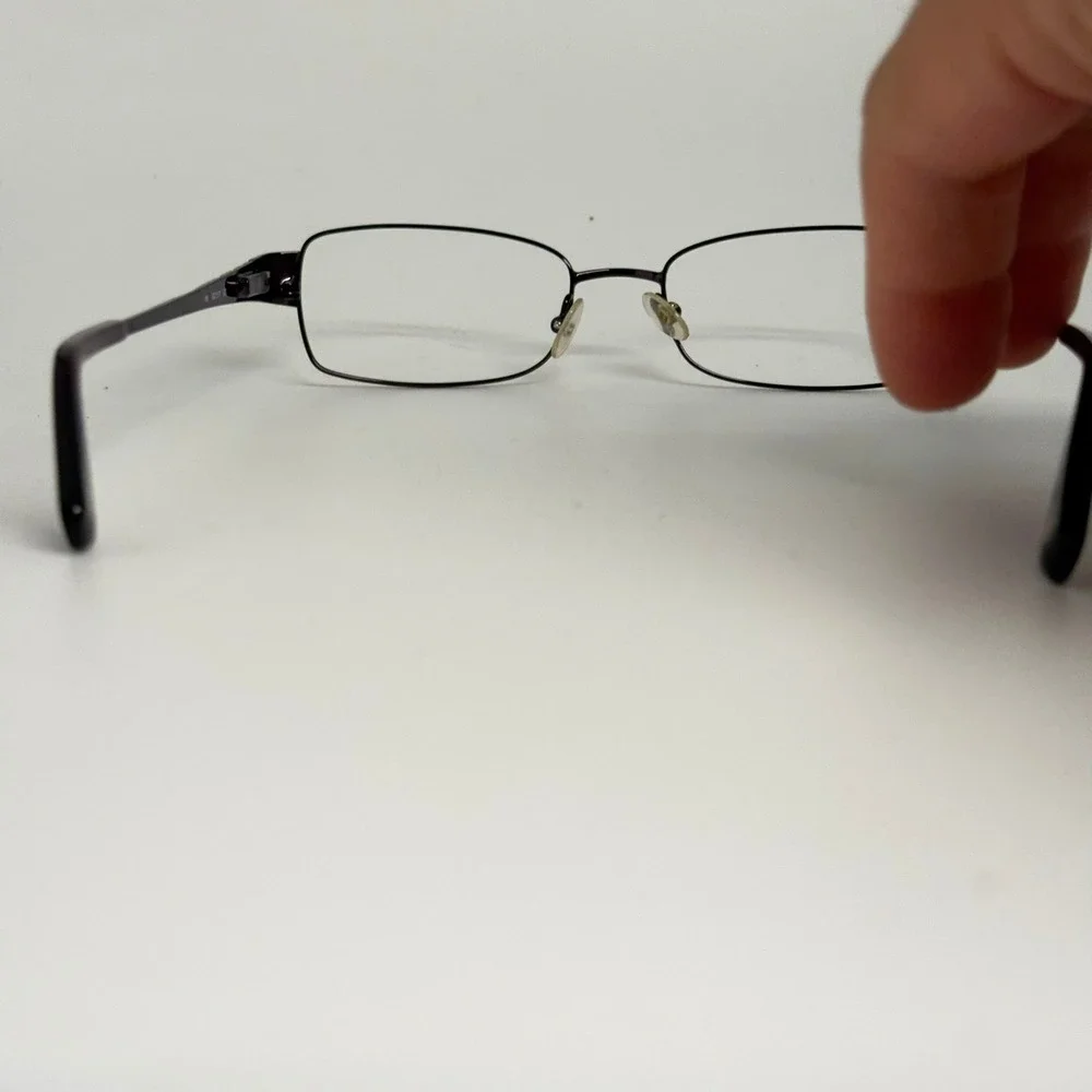 Nine West NW1011 505 Purple Rectangular Metal Eyeglass Frames 52-17-135